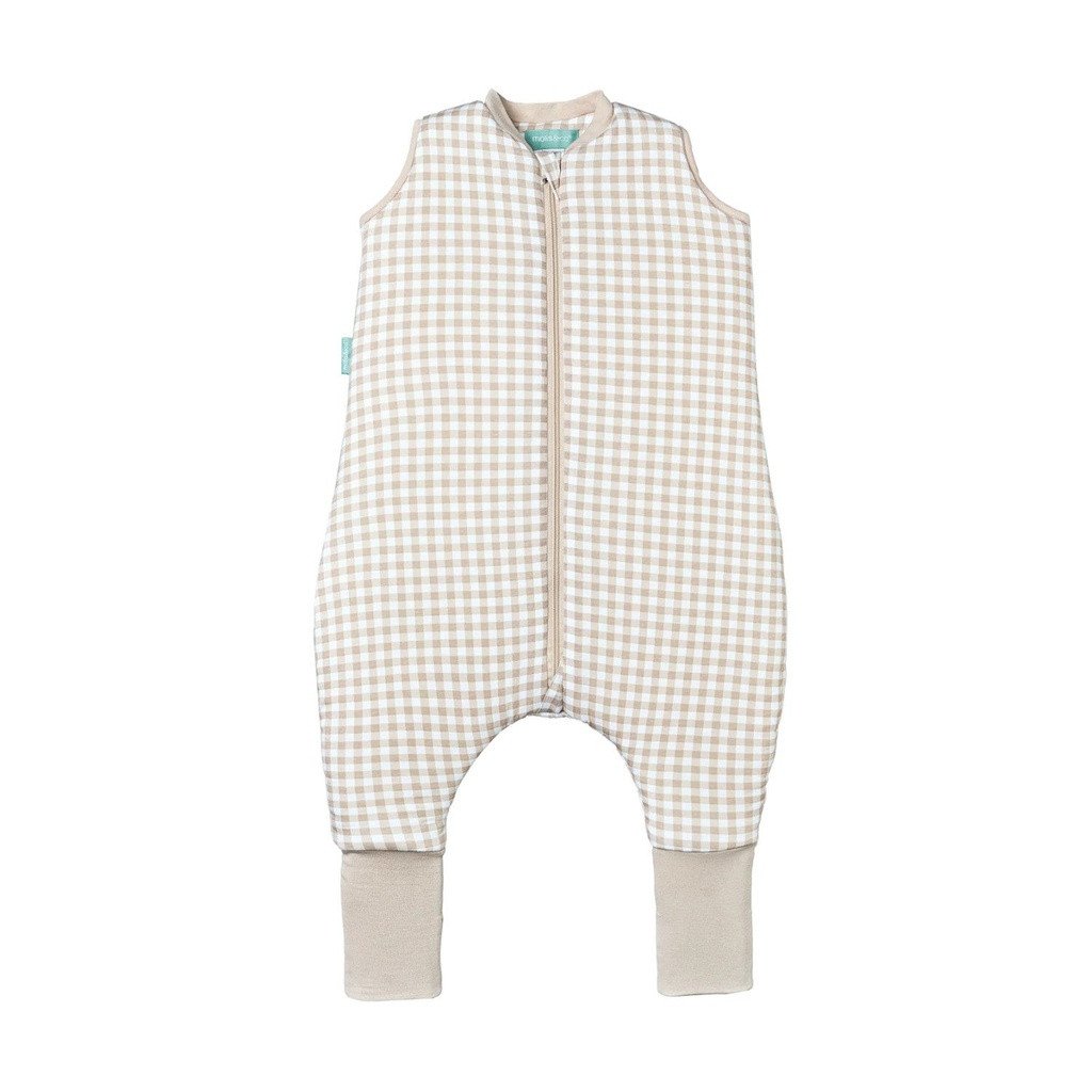 Molis&Co Sleepsuit with Socks TOG 2.5 Vichy Beige 80-90cm
