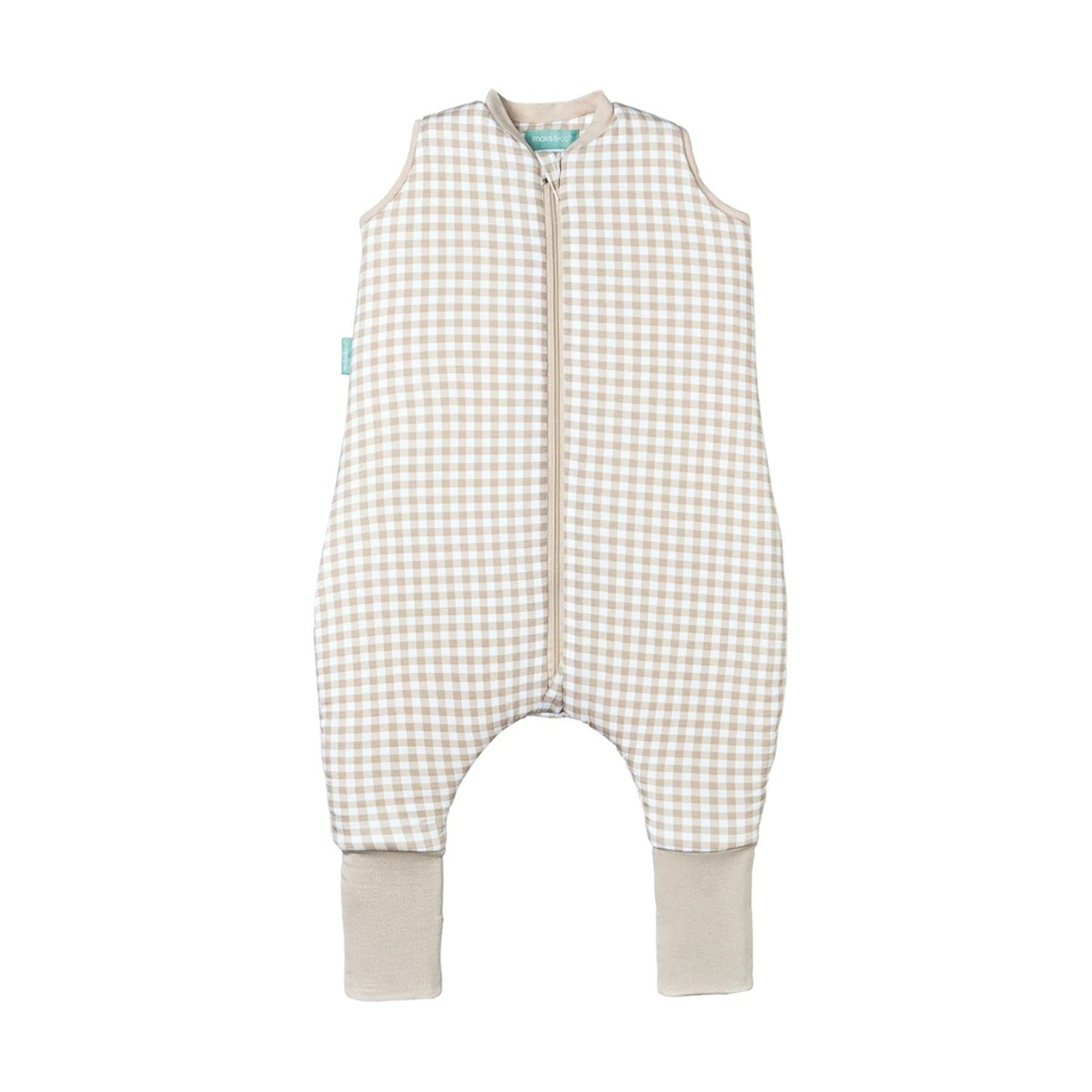 Molis&Co Sleepsuit with Socks TOG 2.5 Vichy Beige 90-100cm