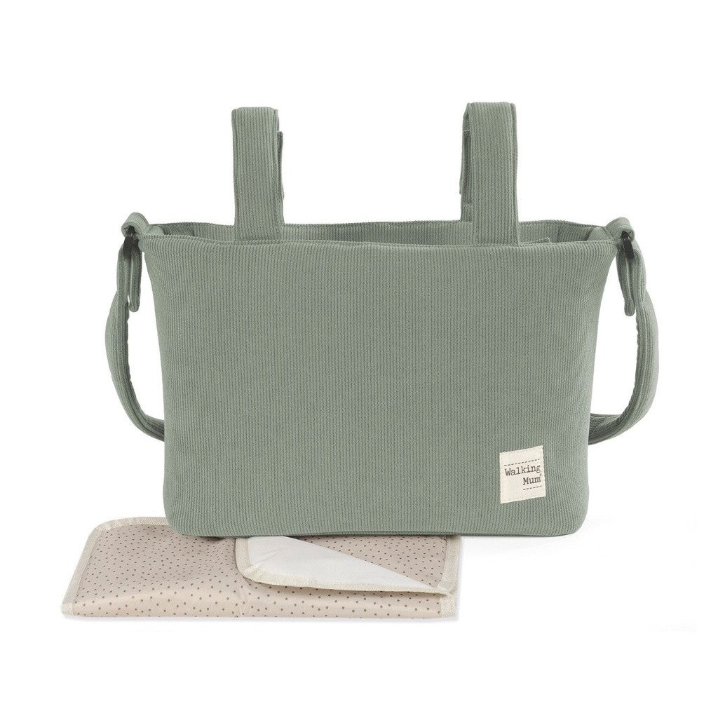 Walking Mum Diaper Bag Corduroy Gala Mint 1120800601