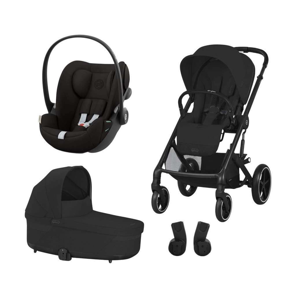 Cybex Trio BALIOS S LUX + CLOUD G i-SIZE + Alcofa S Comfort Moon Black