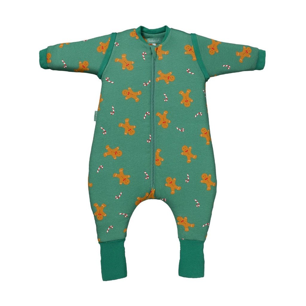 Molis&Co Sleepsuit with Sleeves and Socks TOG 2.5 Gingerbread 90-100cm