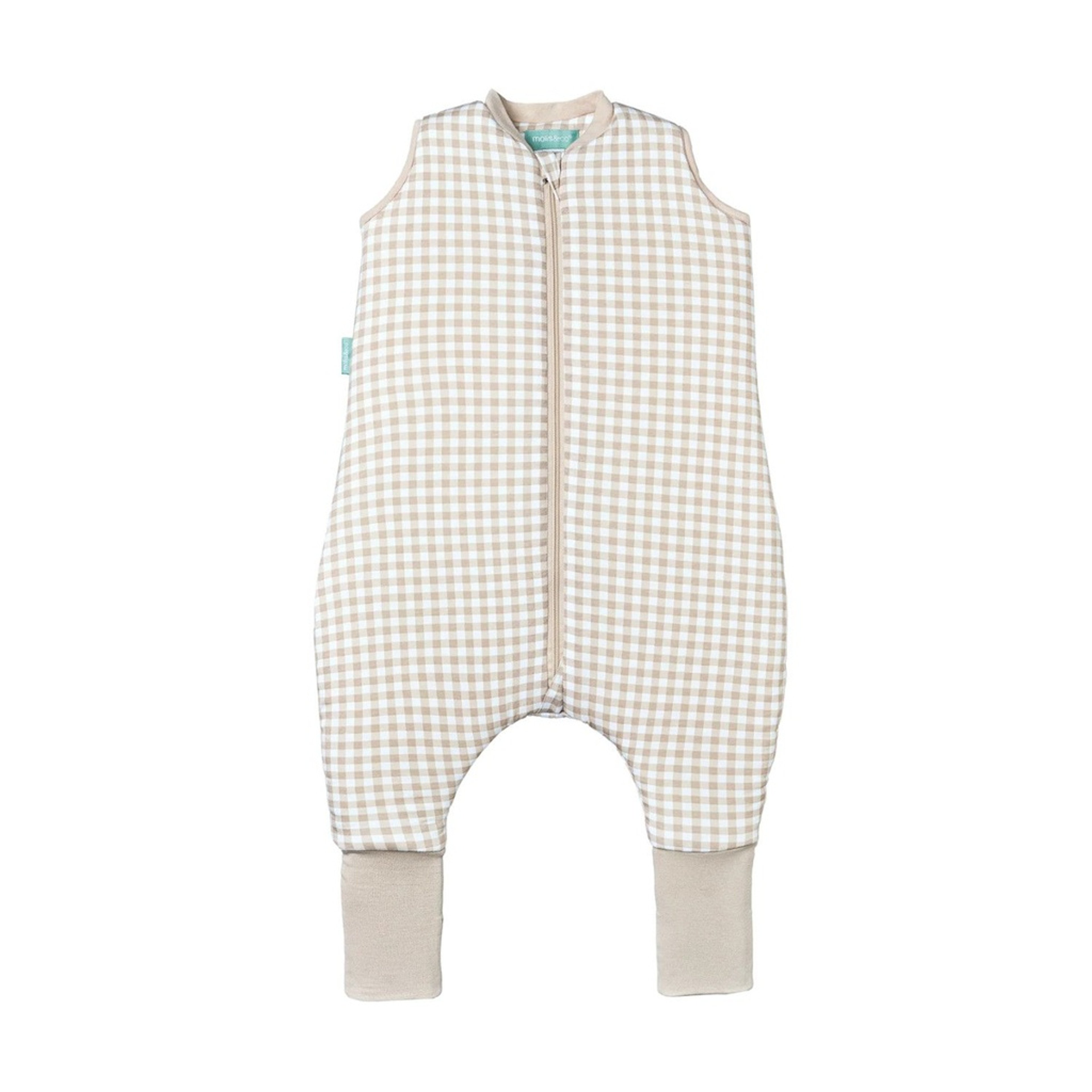 Molis&Co Sleepsuit with Socks TOG 2.5 Vichy Beige 110-120cm