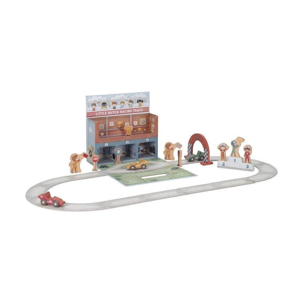 Little Dutch Racing Car Track Case +18M LD2524
