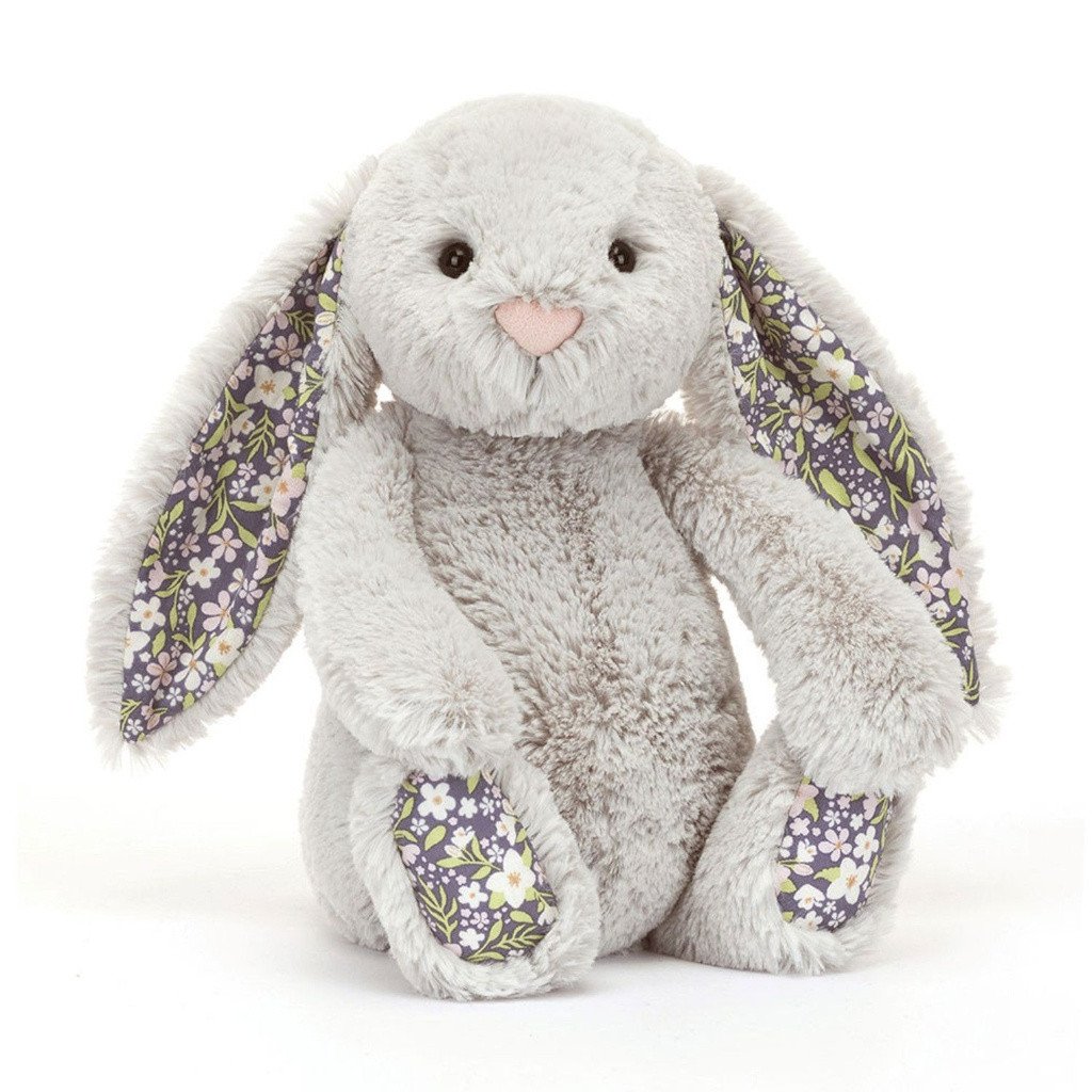 Jellycat Peluche Coelhinho Tímido Silver Bloom 31cm +0M BPM3BJ