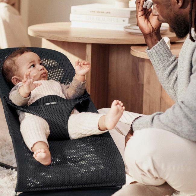 BabyBjörn Espreguiçadeira Bliss Mesh Black 006225