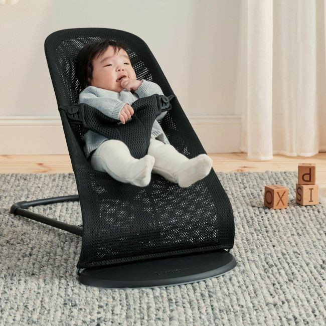BabyBjörn Espreguiçadeira Bliss Mesh Black 006225