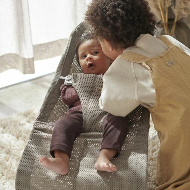 BabyBjörn Espreguiçadeira Bliss Mesh Grey Beige 006102