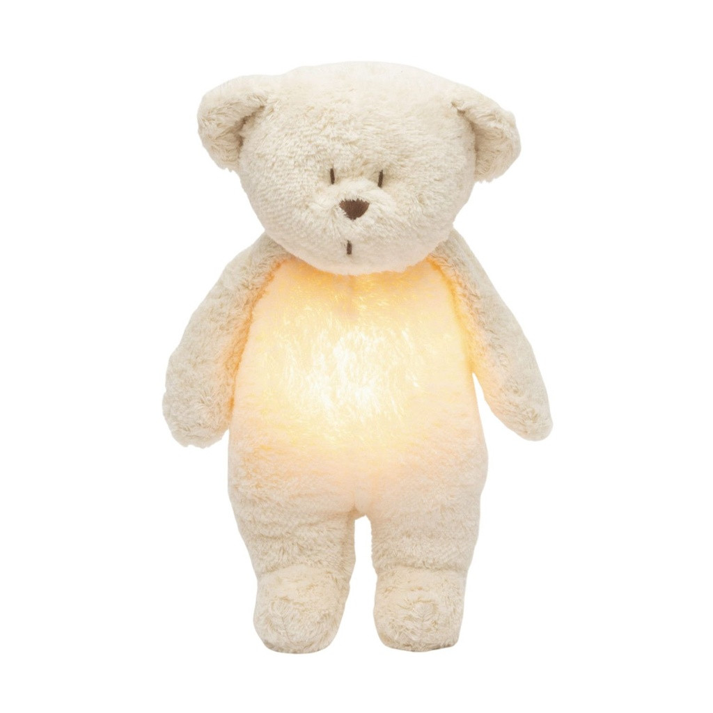 Moonie 2.0 Teddy Bear Soft Toy with Light and Pink Noise Polar +0M