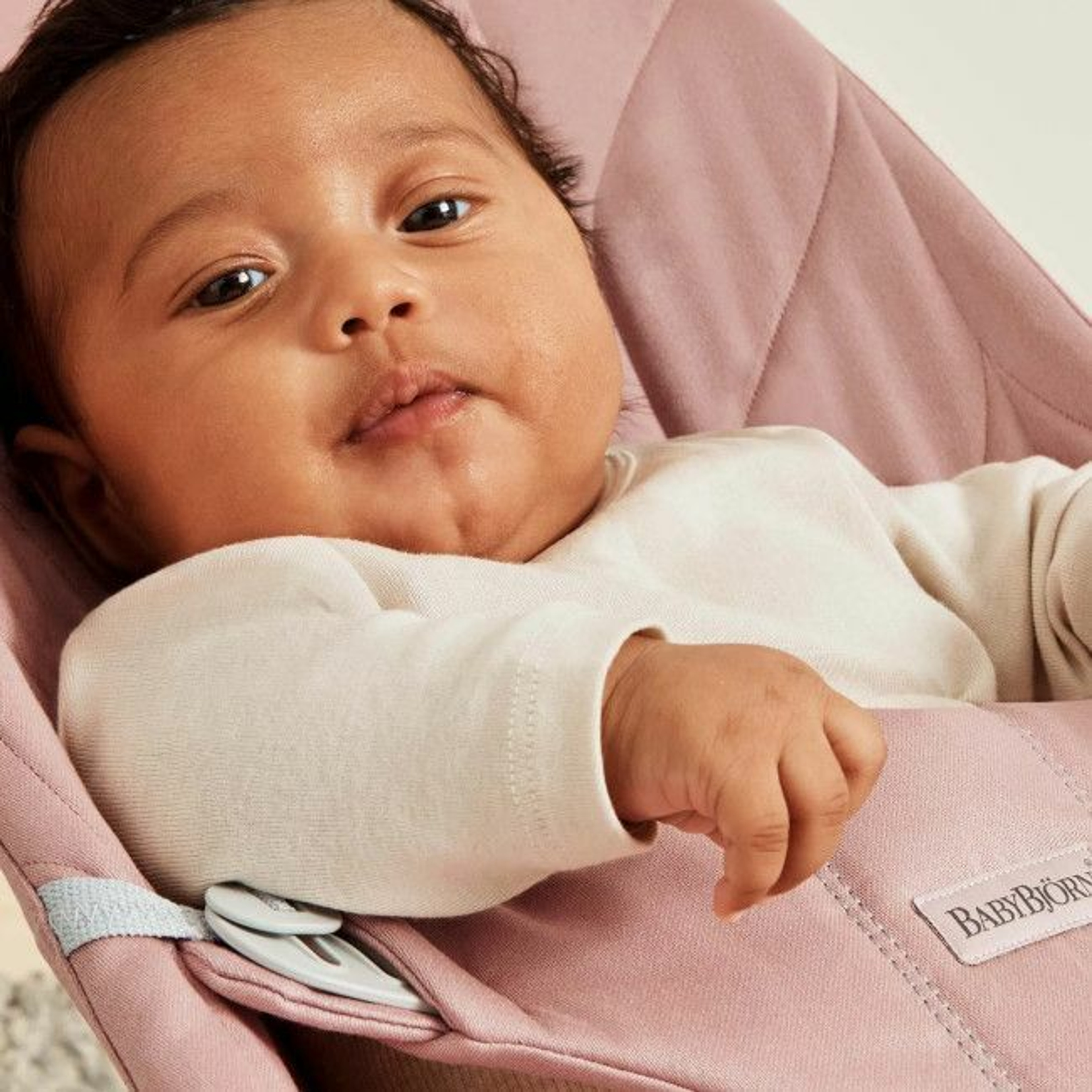 BabyBjörn Espreguiçadeira Bliss Woven Pétala Dusty Pink 006222