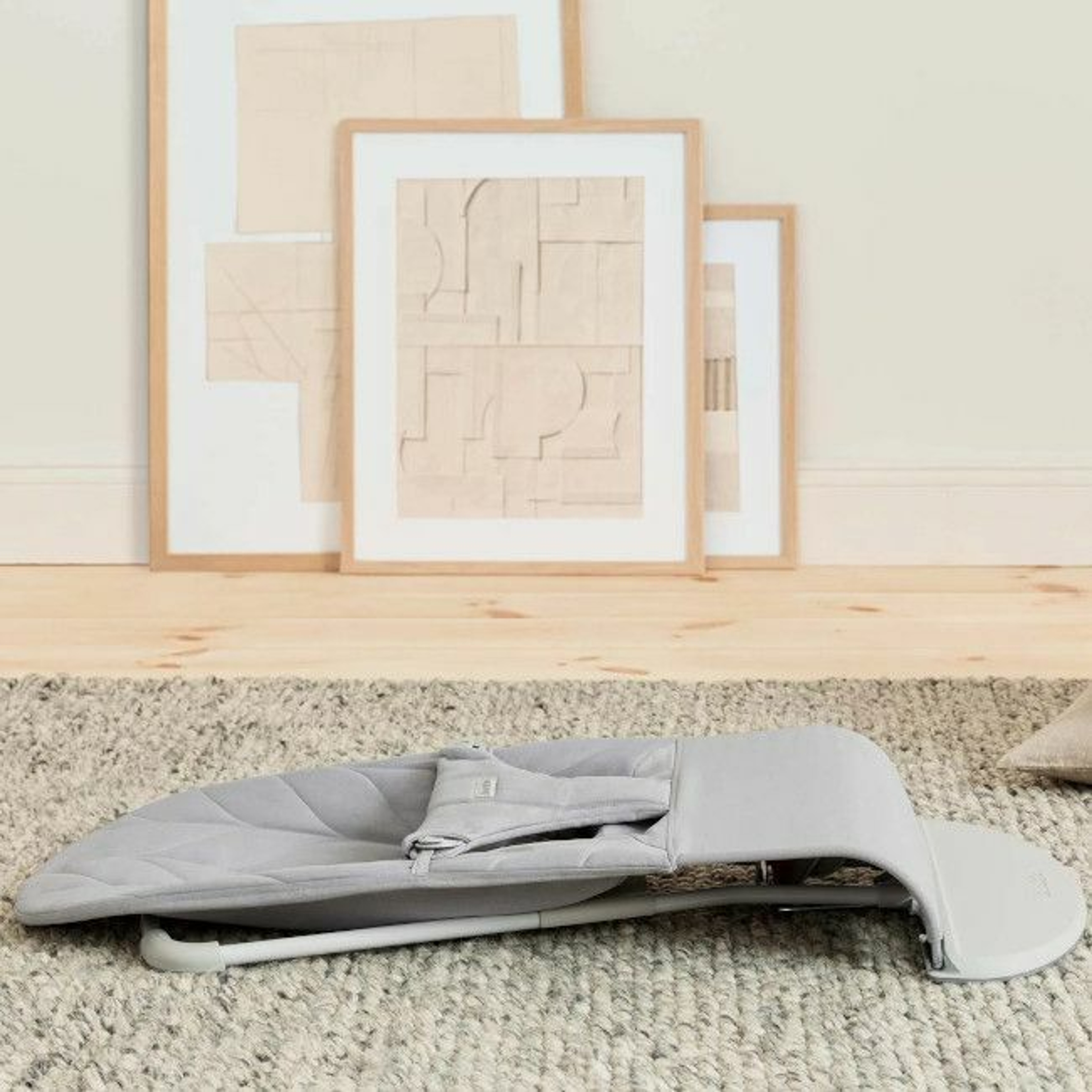 BabyBjörn Espreguiçadeira Bliss Woven Pétala Light Grey 006224