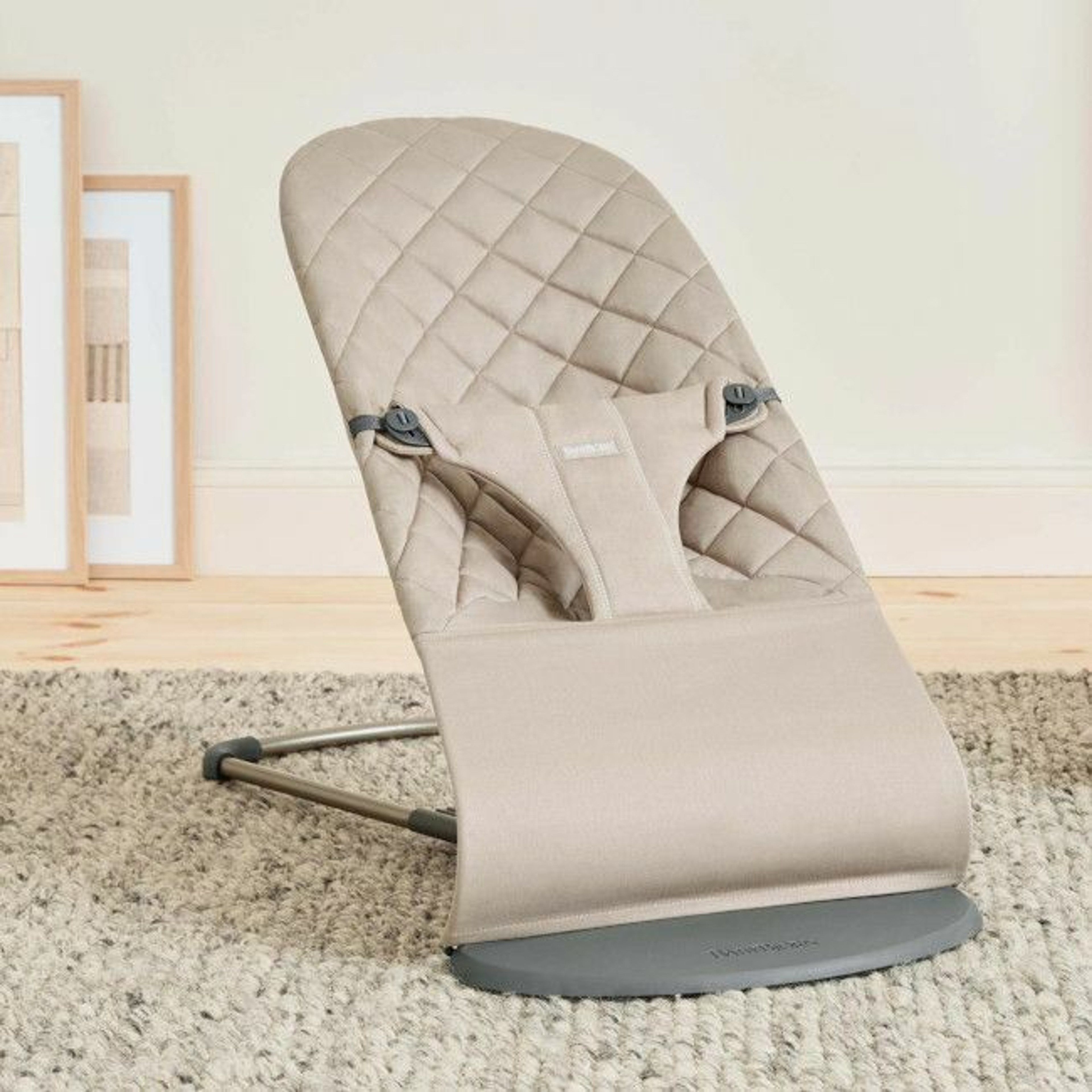 BabyBjörn Espreguiçadeira Bliss Woven Sand Grey 006217