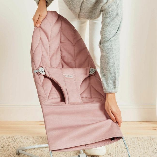 BabyBjörn Forra Espreguiçadeira Bliss Woven Pétala Dusty Pink 012322