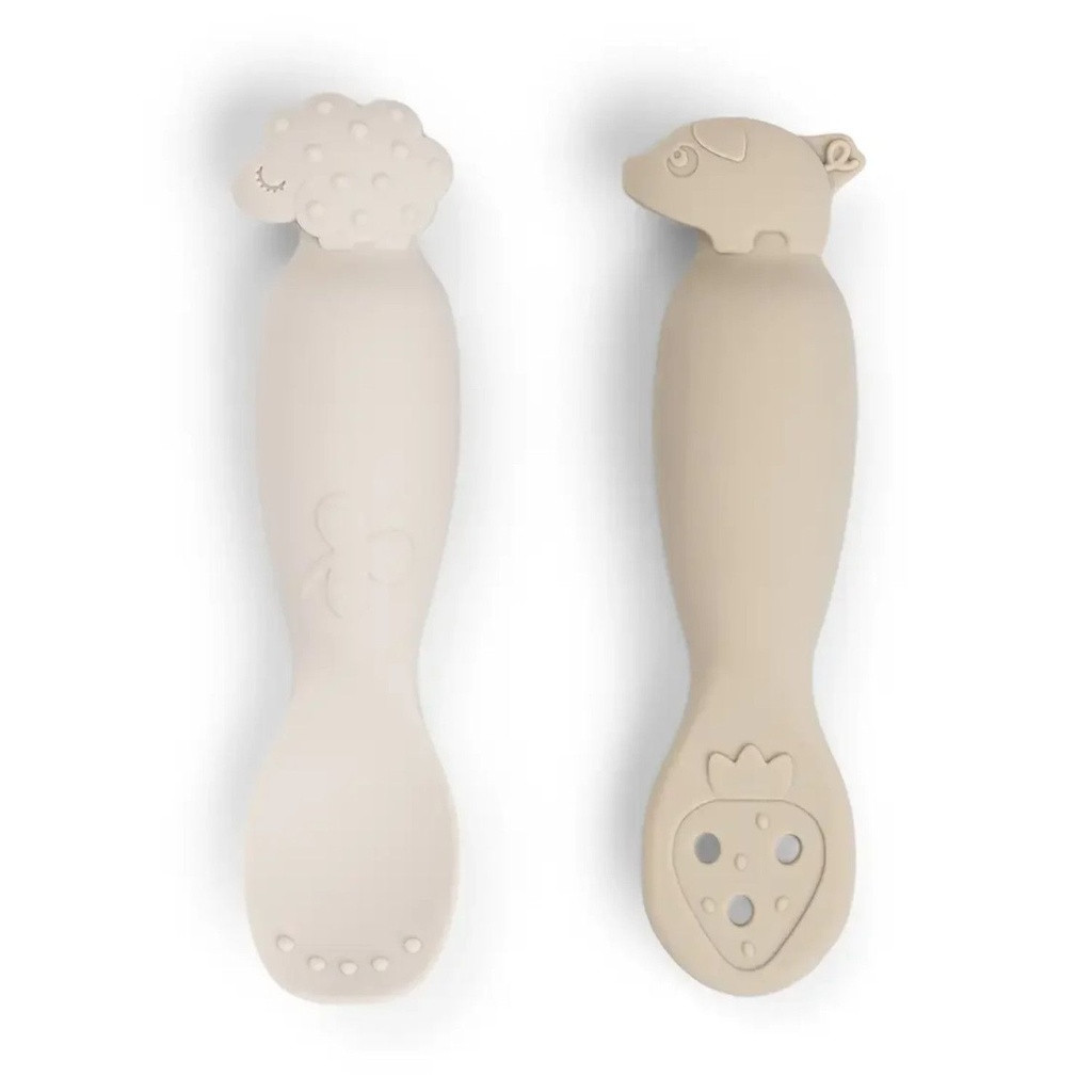 Done by Deer 2 Pré-Colheres Tiny Farm Sand 1159049