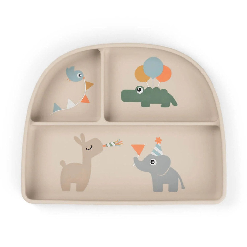 Done by Deer Prato com Divisórias Stick&Stay Celebration Sand 1769639