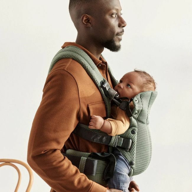 BabyBjörn Porta-Bebé Harmony 3D Mesh Dark Green 088047