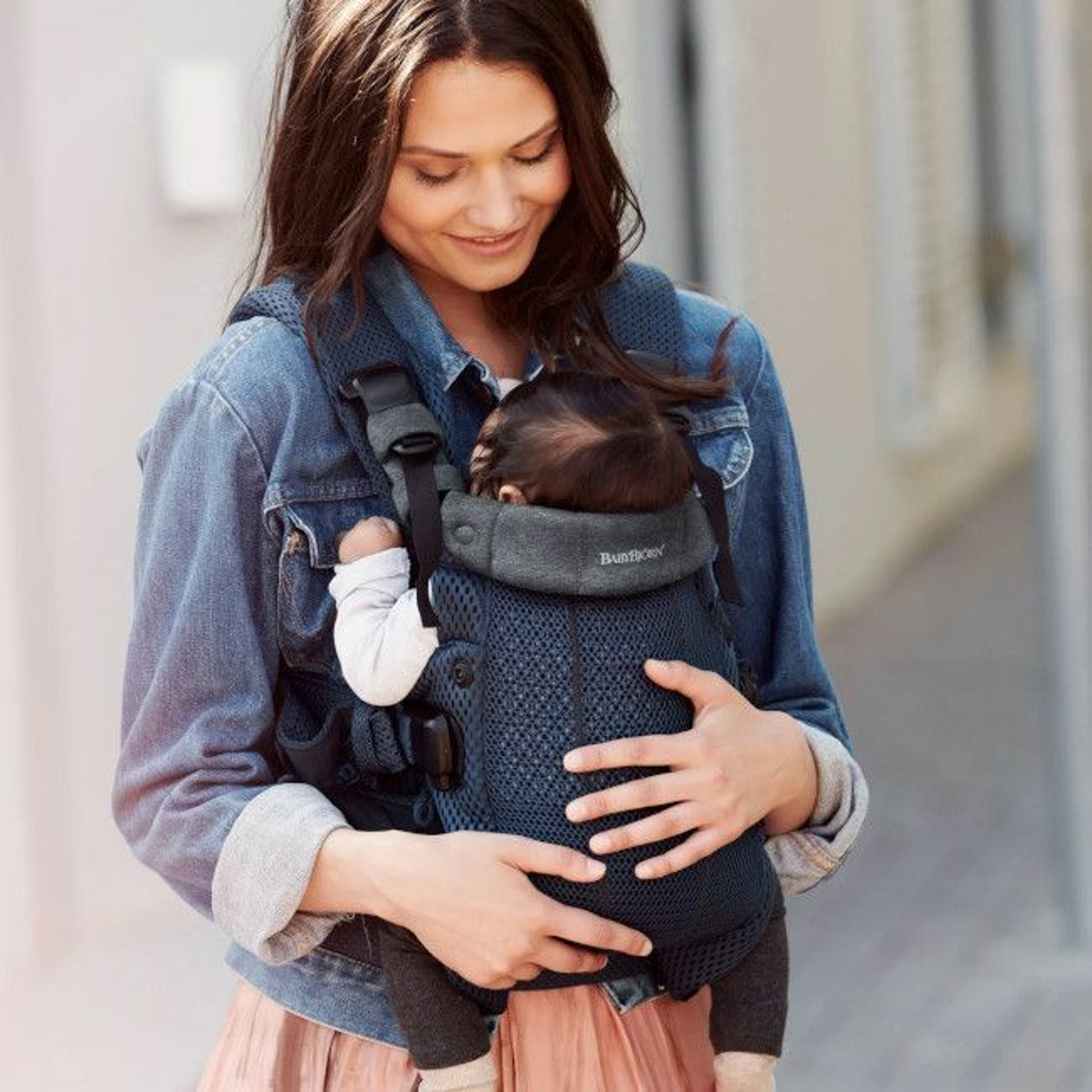 BabyBjörn Porta-Bebé Harmony 3D Mesh Navy Blue 088008