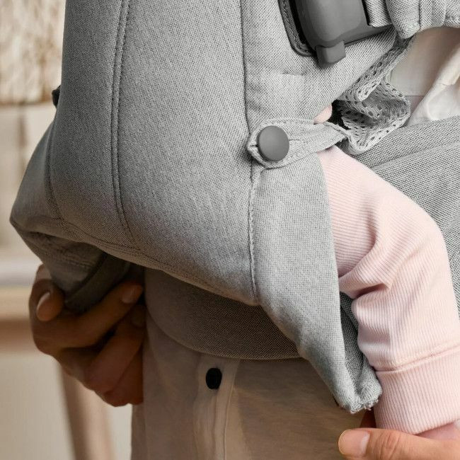 BabyBjörn Porta-Bebé Harmony Woven Mélange Light Grey 088029