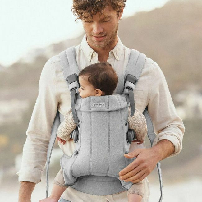 BabyBjörn Porta-Bebé Harmony Woven Mélange Light Grey 088029