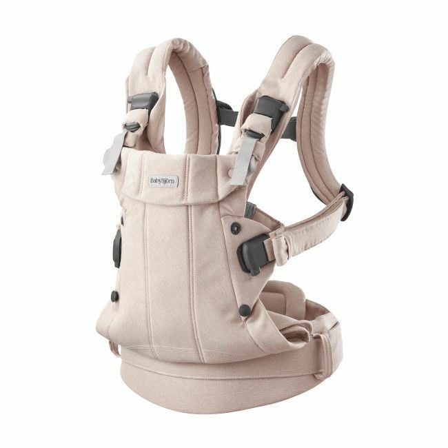 BabyBjörn Baby Carrier Harmony Woven Mélange Light Pink 088028