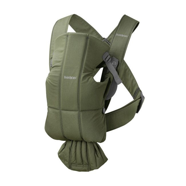 BabyBjörn Baby Carrier Mini Woven Dark Green 021040