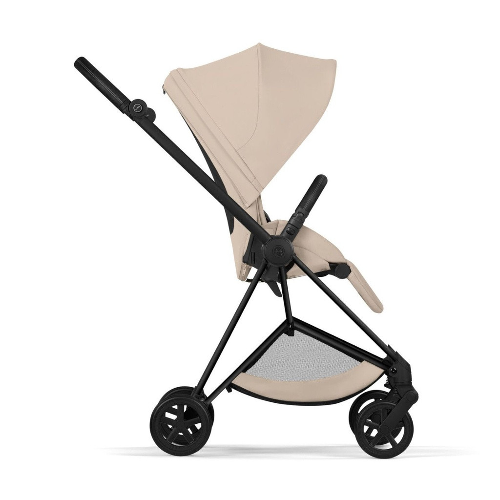 Cybex Comfort MIOS 2026 Matt Black Pushchair + Lux Carrycot Cozy