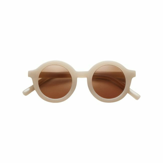 BabyMocs Signature Round Sunglasses Baby Beige