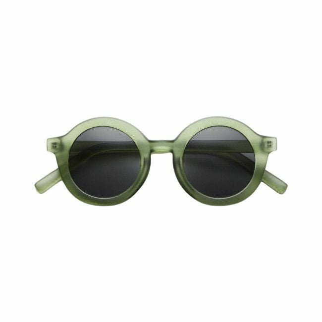 BabyMocs Signature Round Sunglasses Kids Green