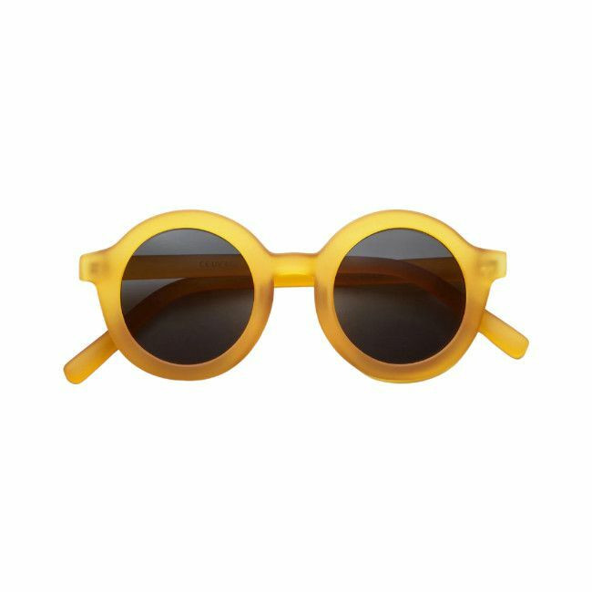 BabyMocs Signature Round Sunglasses Kids Yellow