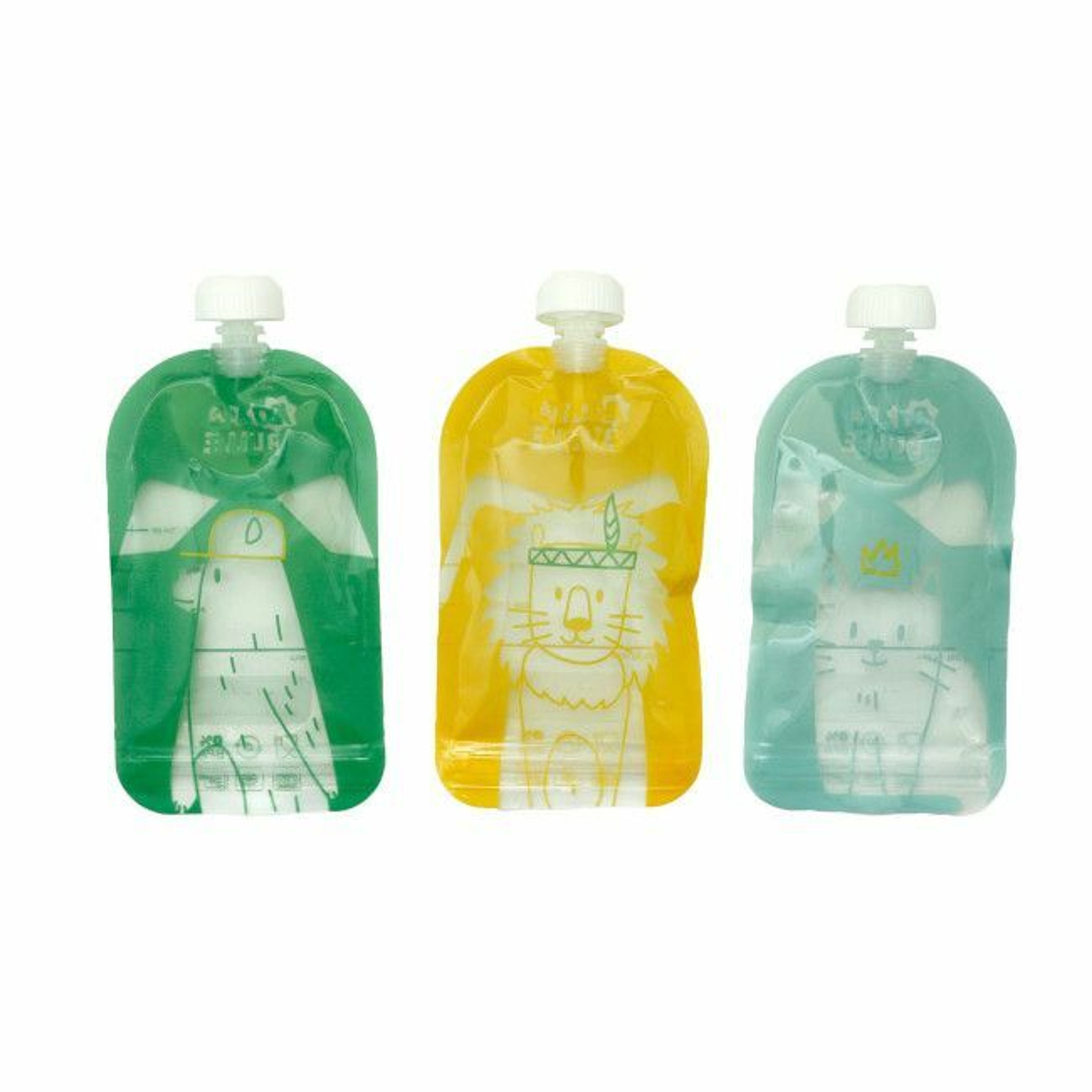 Badabulle 15 Reusable Food Pouches B004500