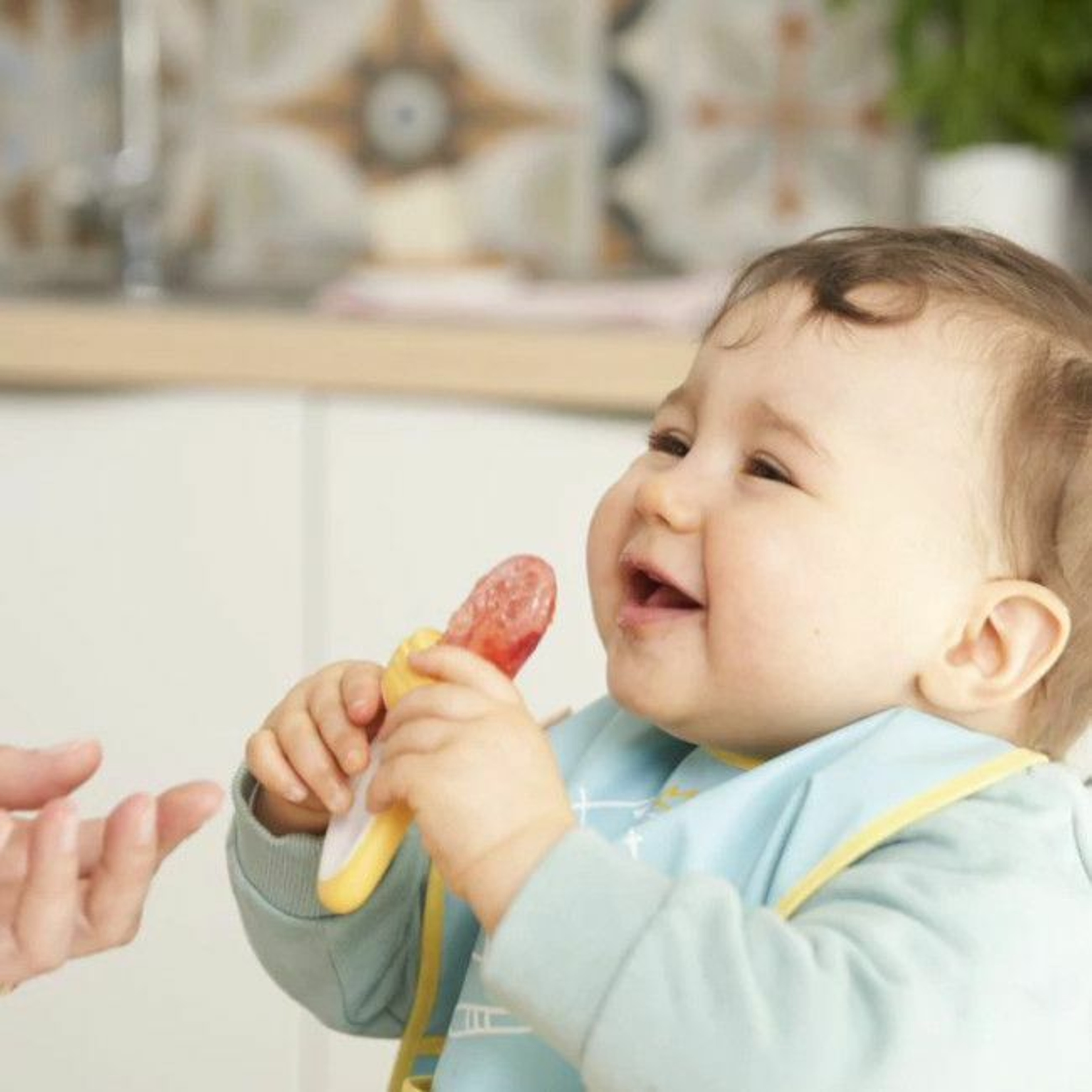 Badabulle Colher Dispensadora de Comida Amarelo B071000