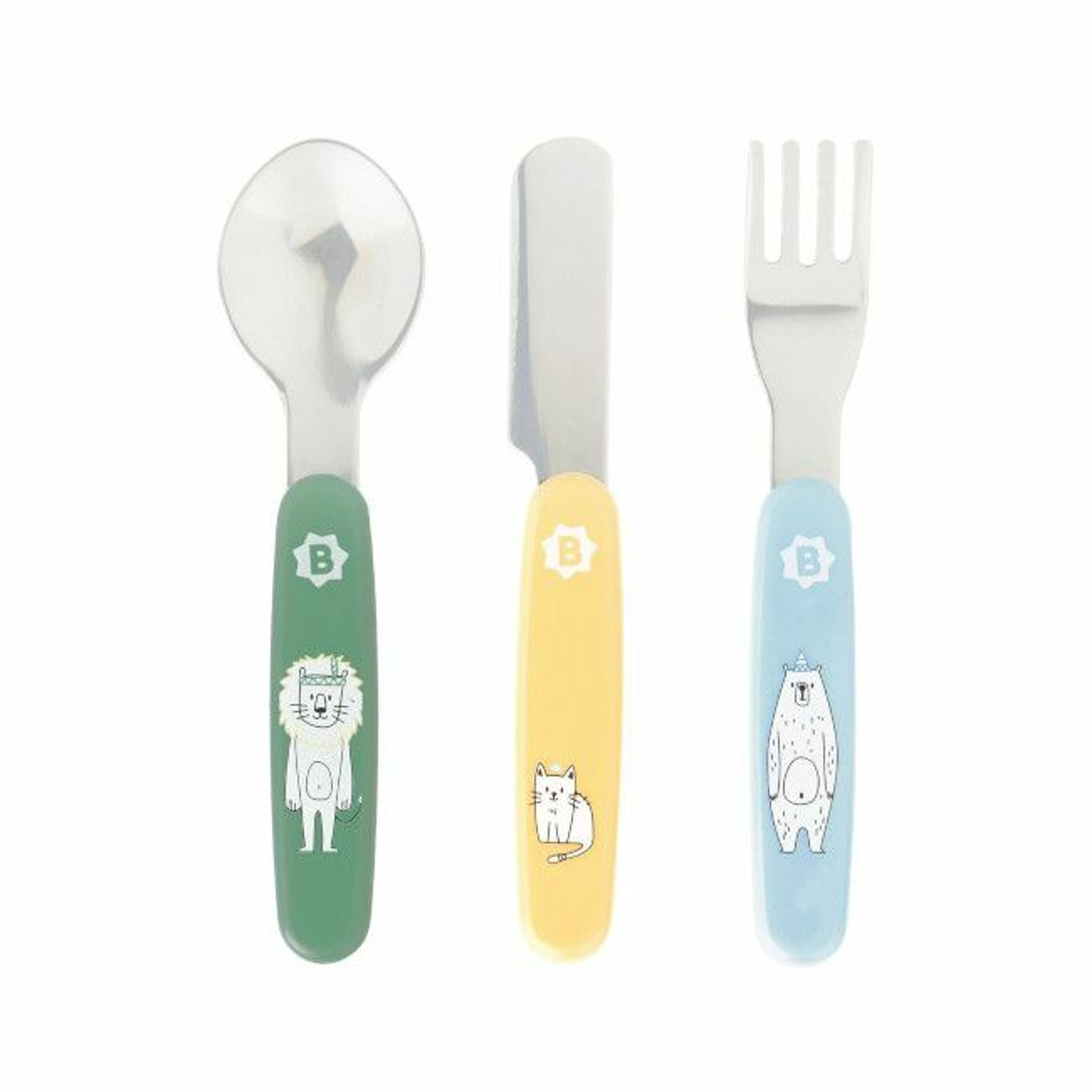 Badabulle Set of 3 Metal Cutlery B005417
