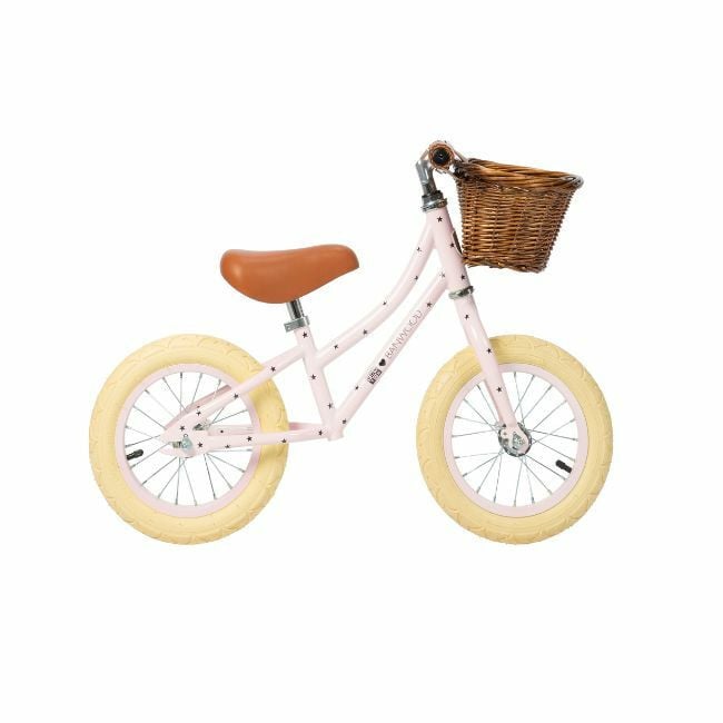 Banwood First Go Balance Bike Pink Stars +3Y