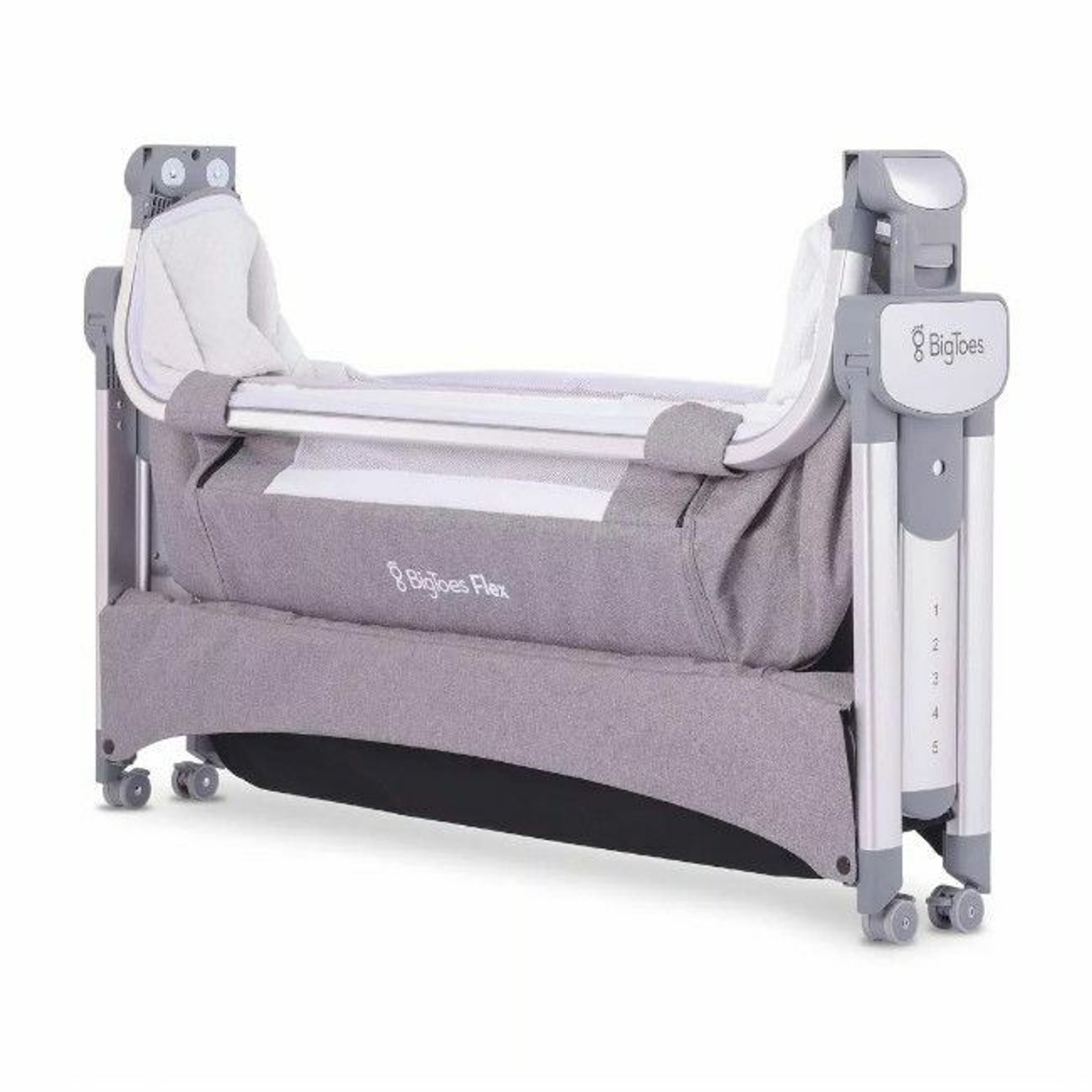 BigToes Berço Co-Sleeping Dobrável Flex Metal MINI01