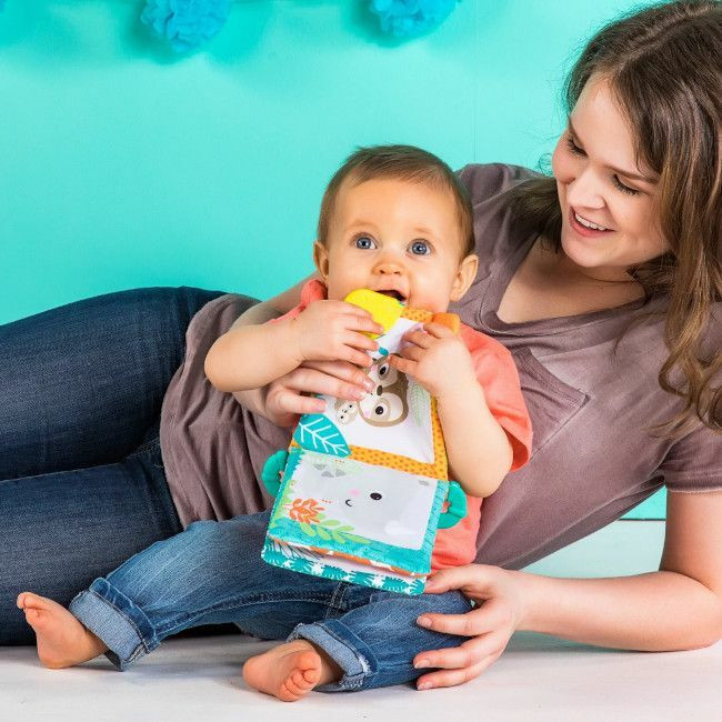 Bright Starts Livro de Atividades com Mordedor Teethe & Read +3M 8475