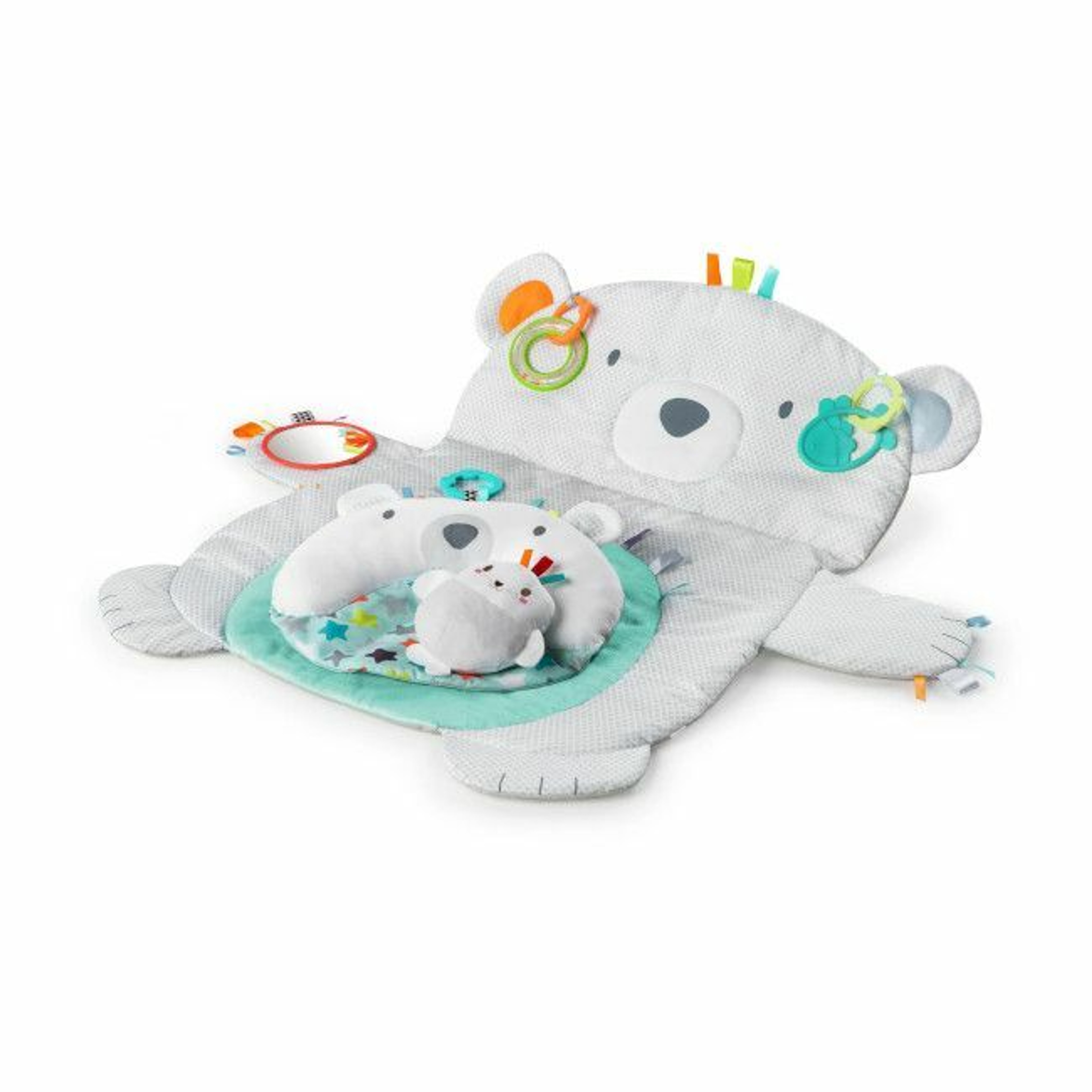 Bright Starts Tummy Time Prop & Play Activity Mat +0M 10841