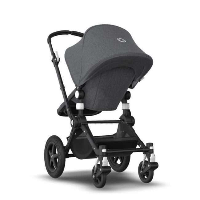 Bugaboo Cameleon³ Plus Completo Preto/Cinza Mélange 230162GM01