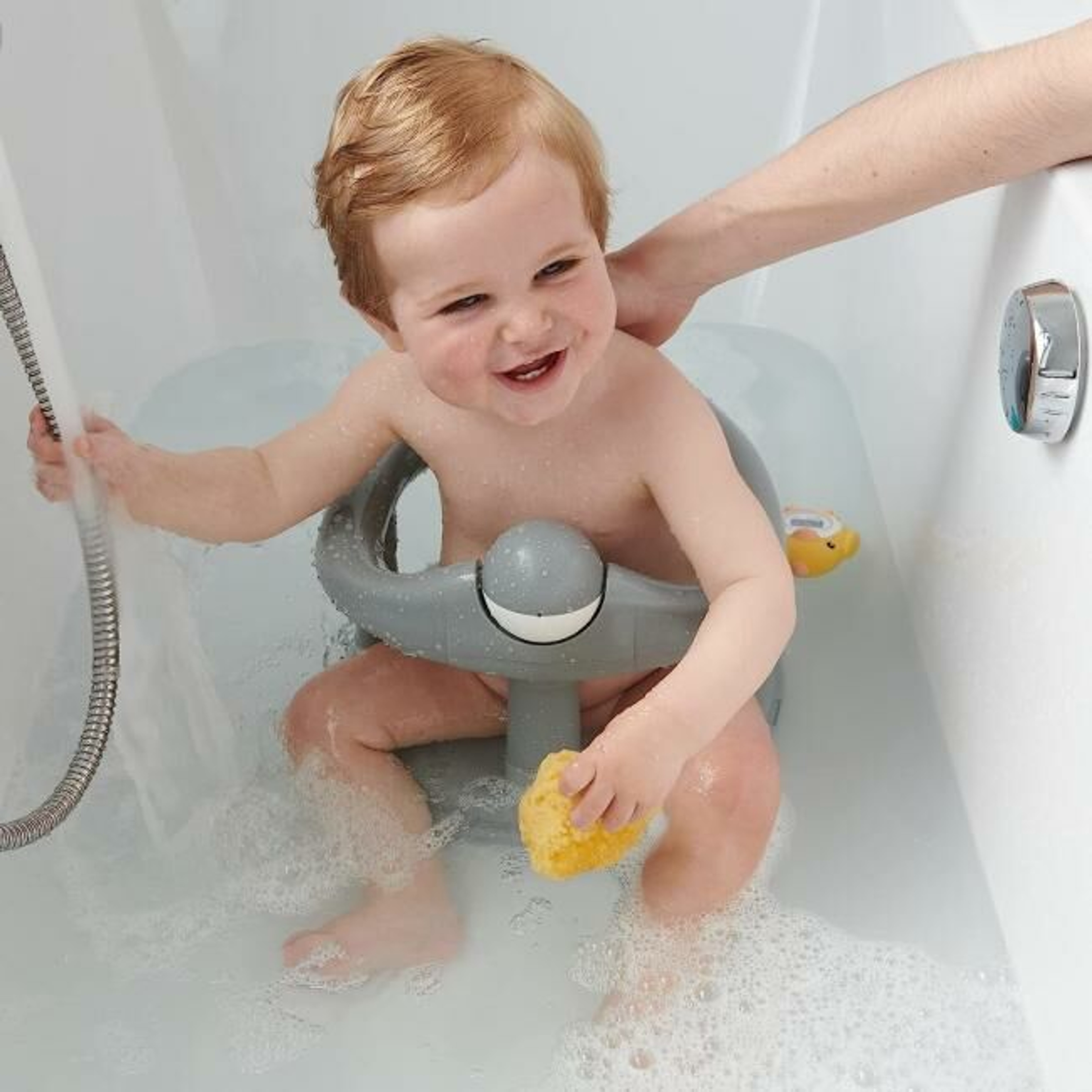 Bébé Confort Assento de Banho Giratório Cinza