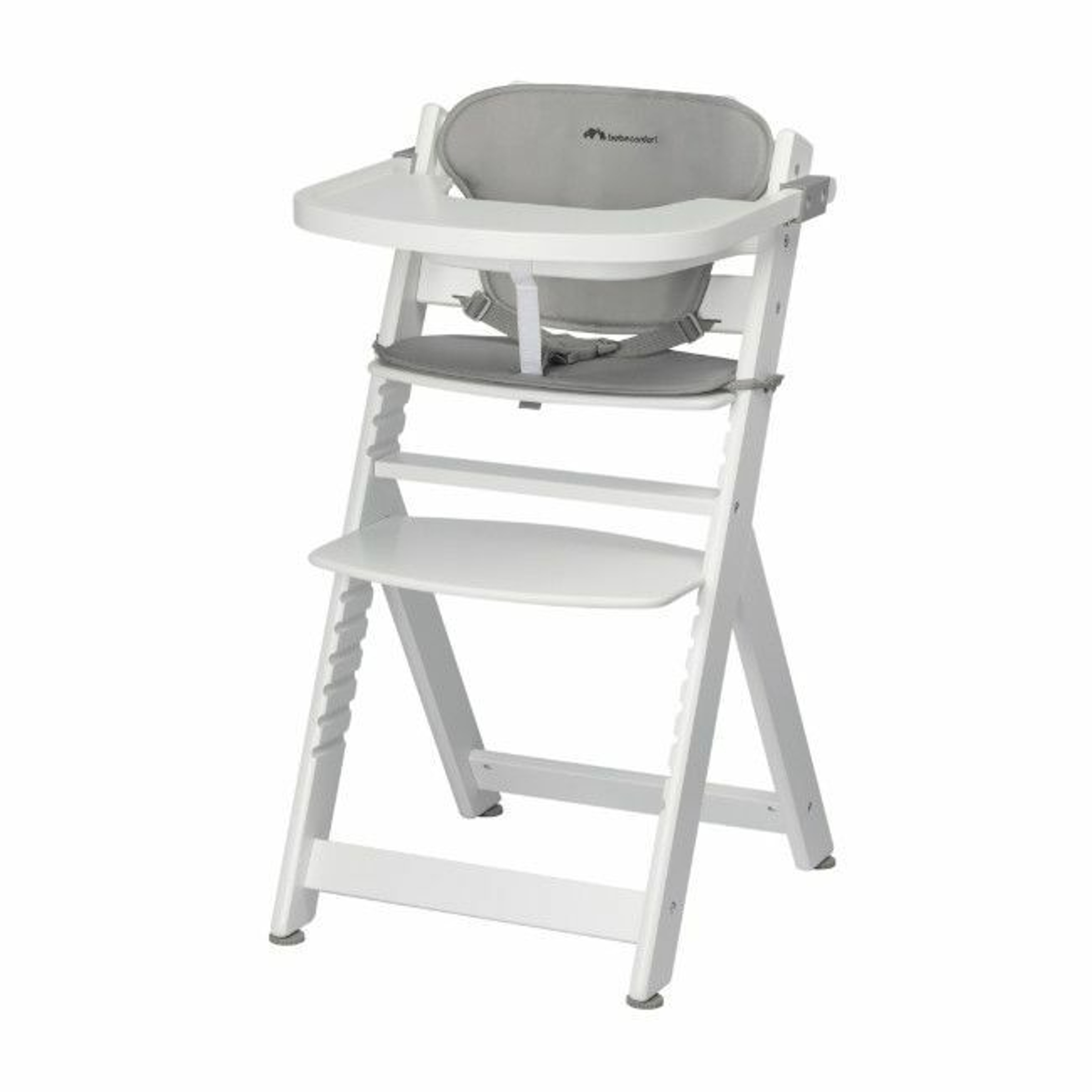 Bébé Confort Timba Highchair with Tray & Cushion White Grey