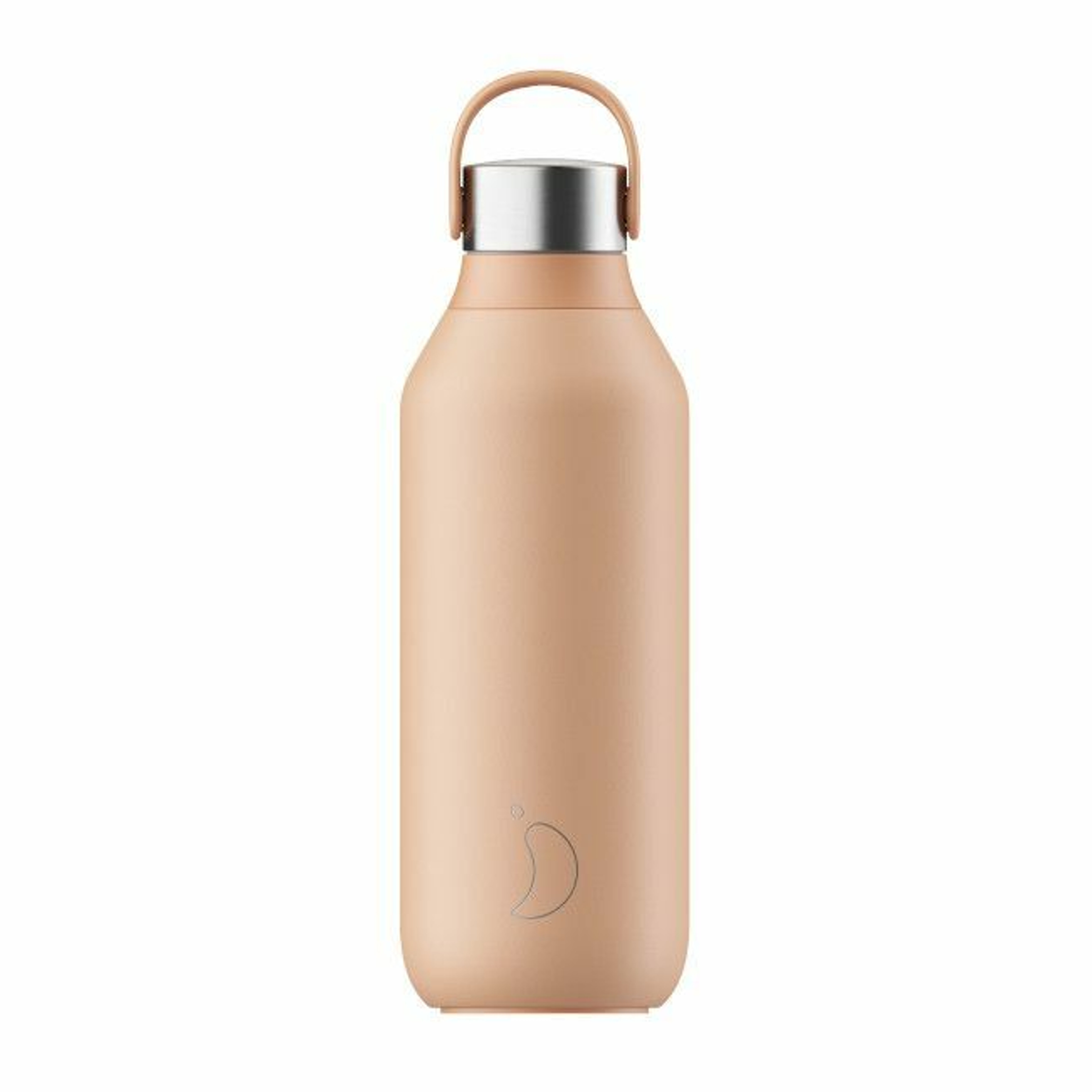 CHILLY'S S2 Solids Peach Orange Insulated Bottle 500ml B500S2PORG