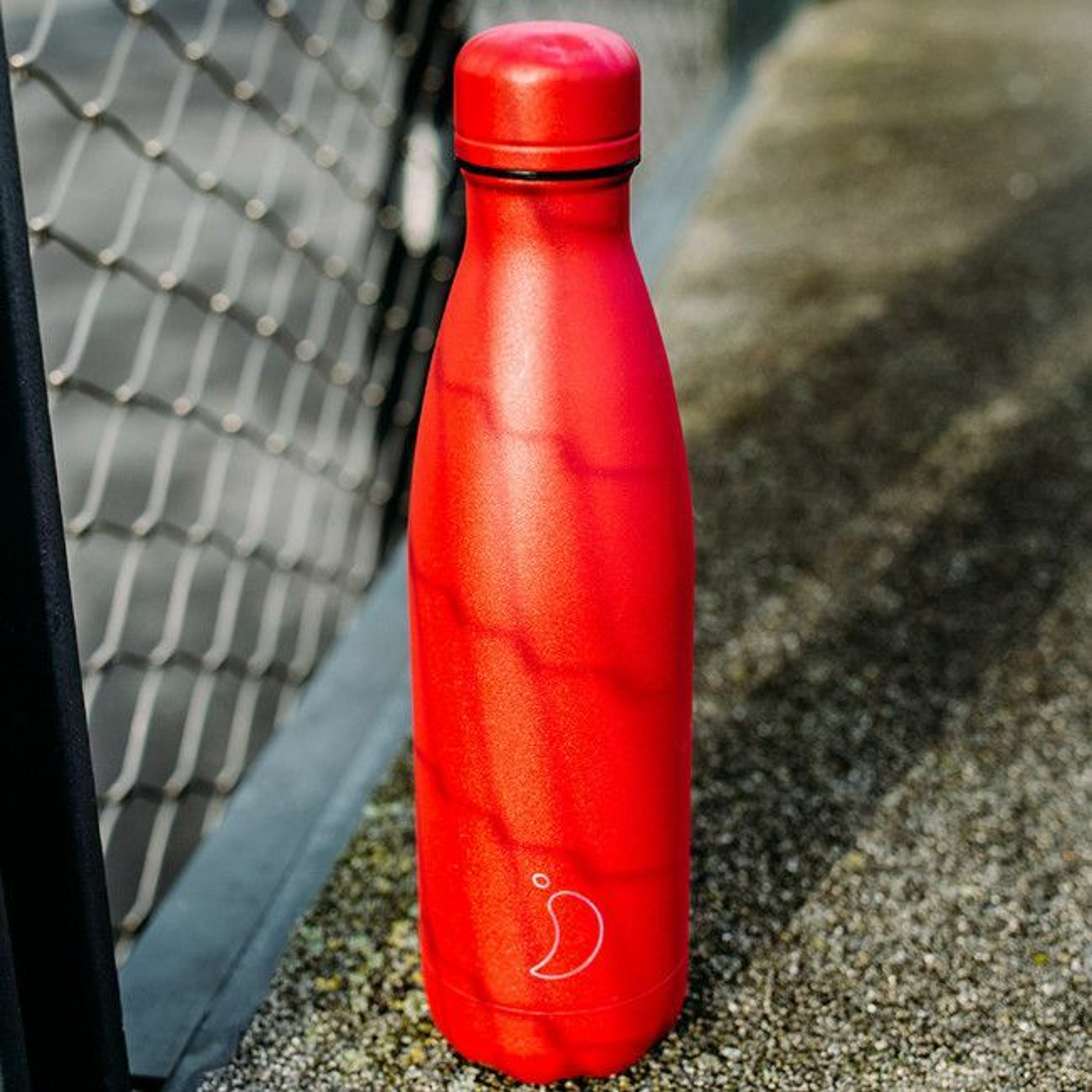 CHILLY'S Tampa Vermelho Néon 260/500ml LID_CB01NRED