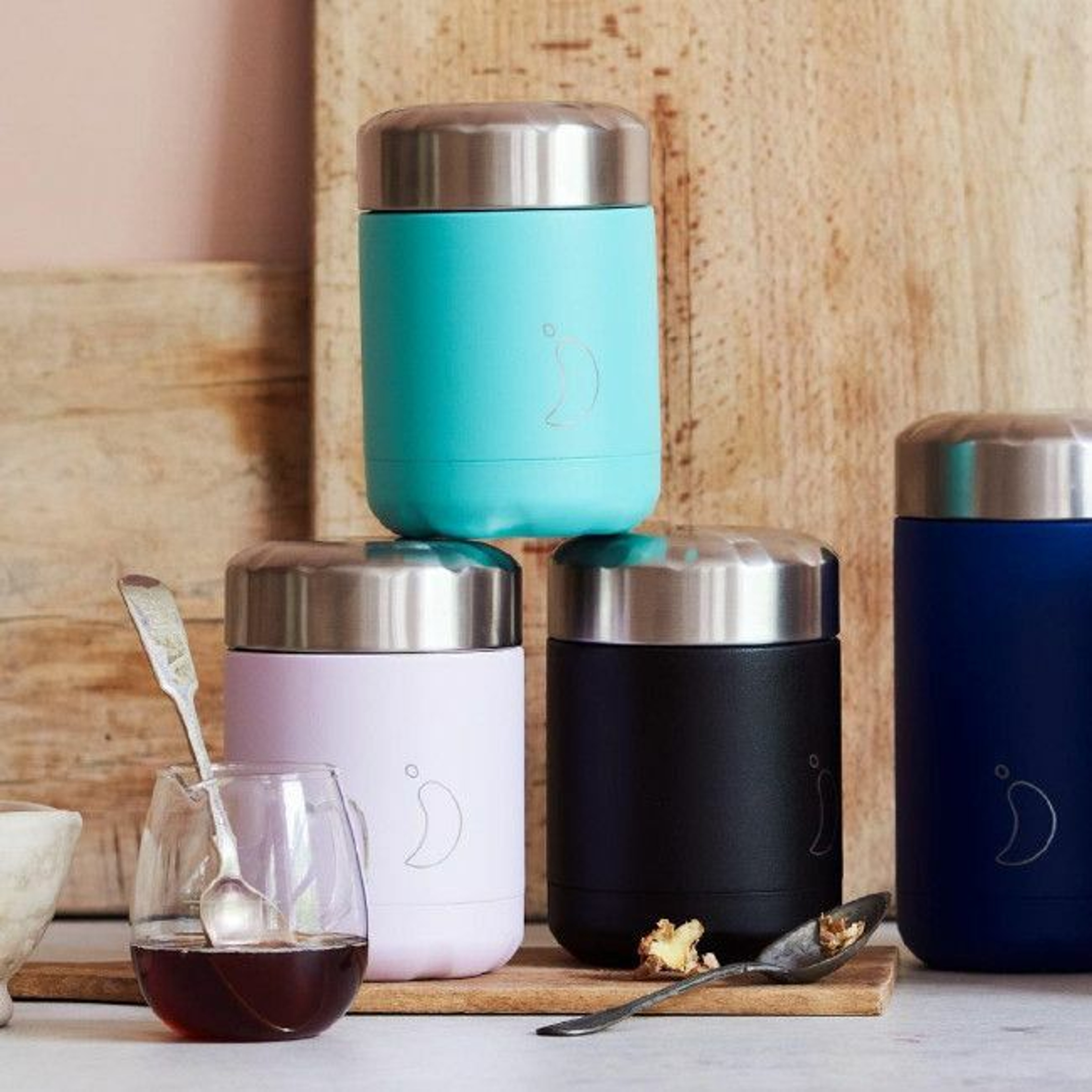 CHILLY'S Termo para Sólidos Monochrome Light Grey 300ml CHILLY310