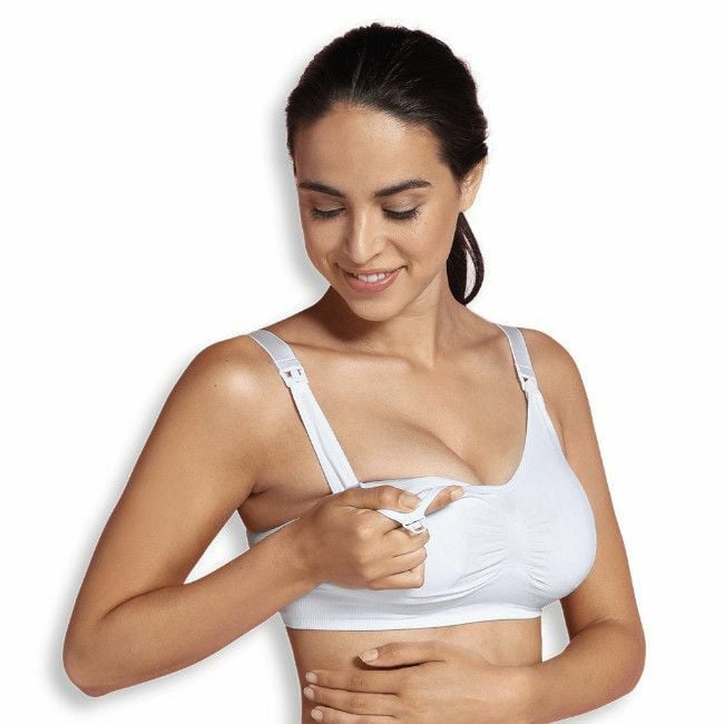 Carriwell Sutiã de Amamentação com Enchimento Branco L 3302