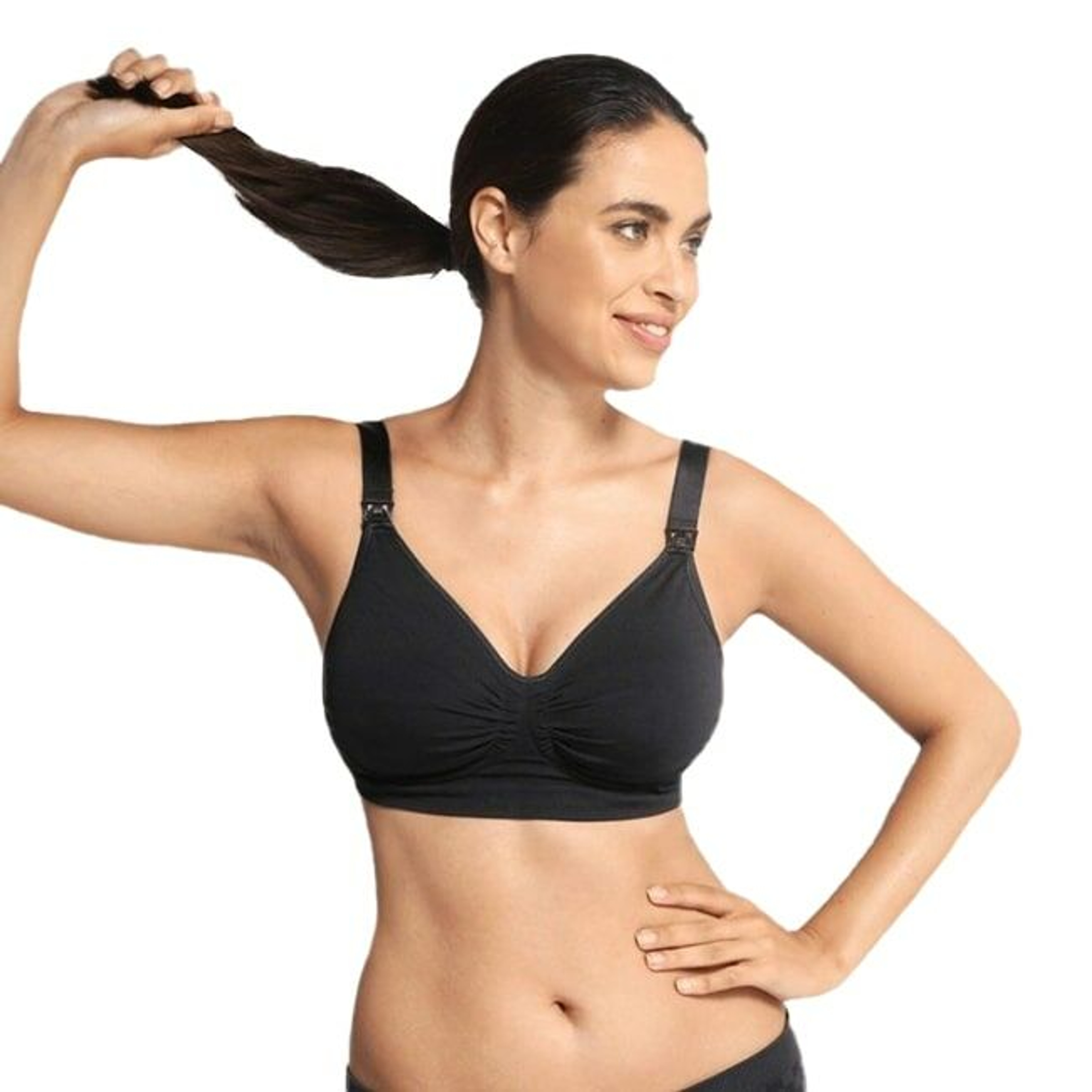 Carriwell Sutiã de Amamentação com Suporte Carri-Gel Preto S 3120