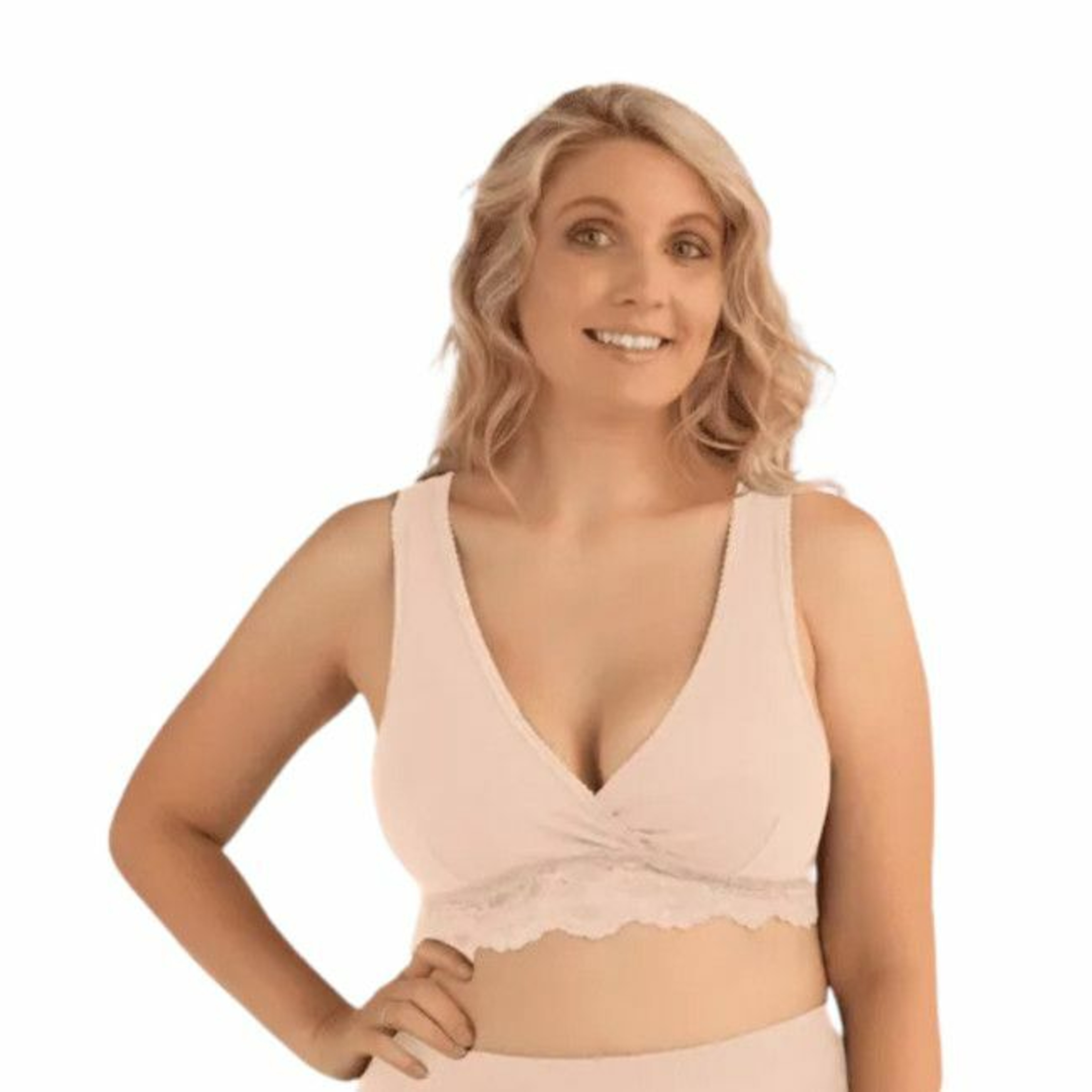 Carriwell Crossover Maternity & Nursing Bra Beige M 2551