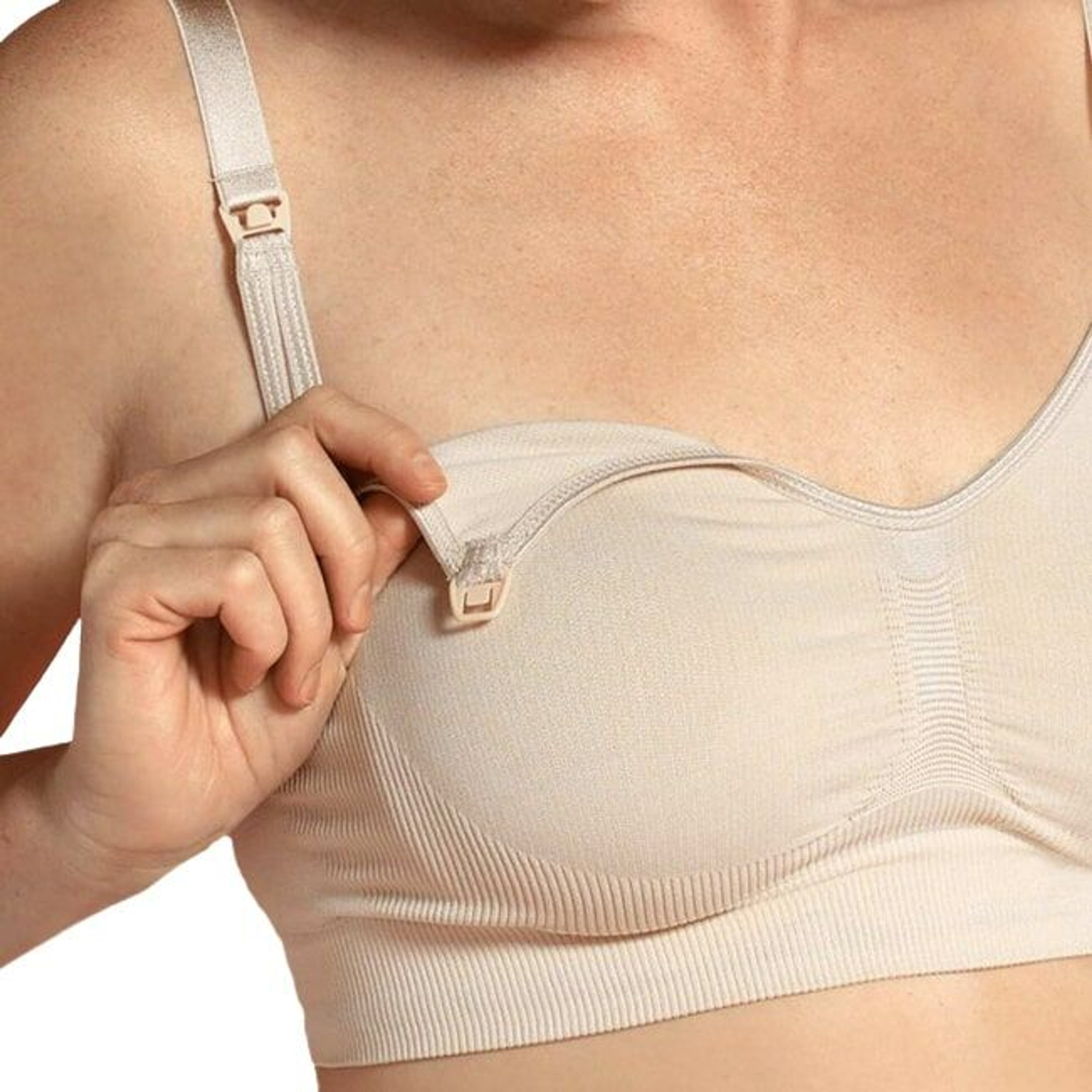 Carriwell Sutiã de Maternidade e Amamentação Original Bege XL 3053