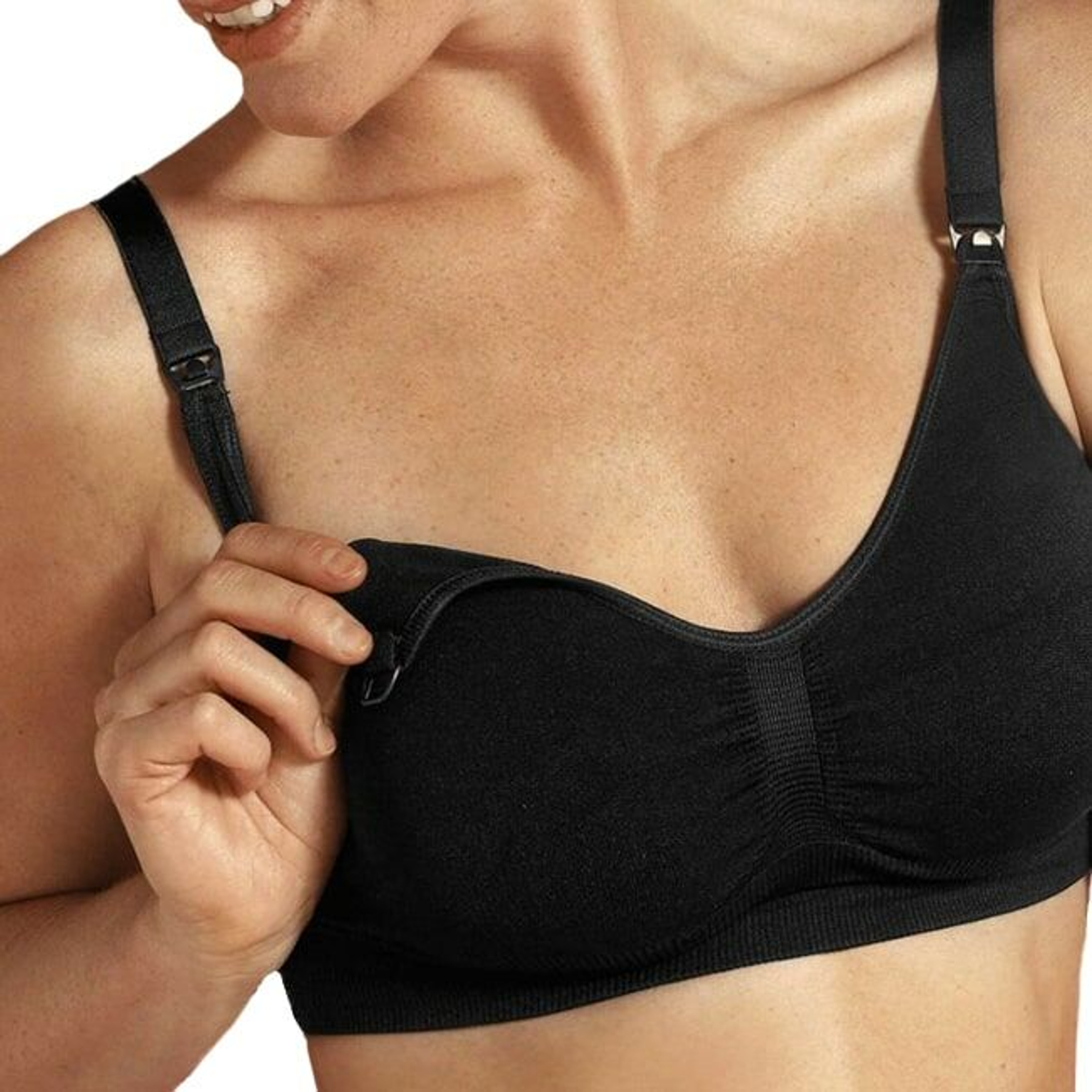 Carriwell Sutiã de Maternidade e Amamentação Original Preto XL 3023