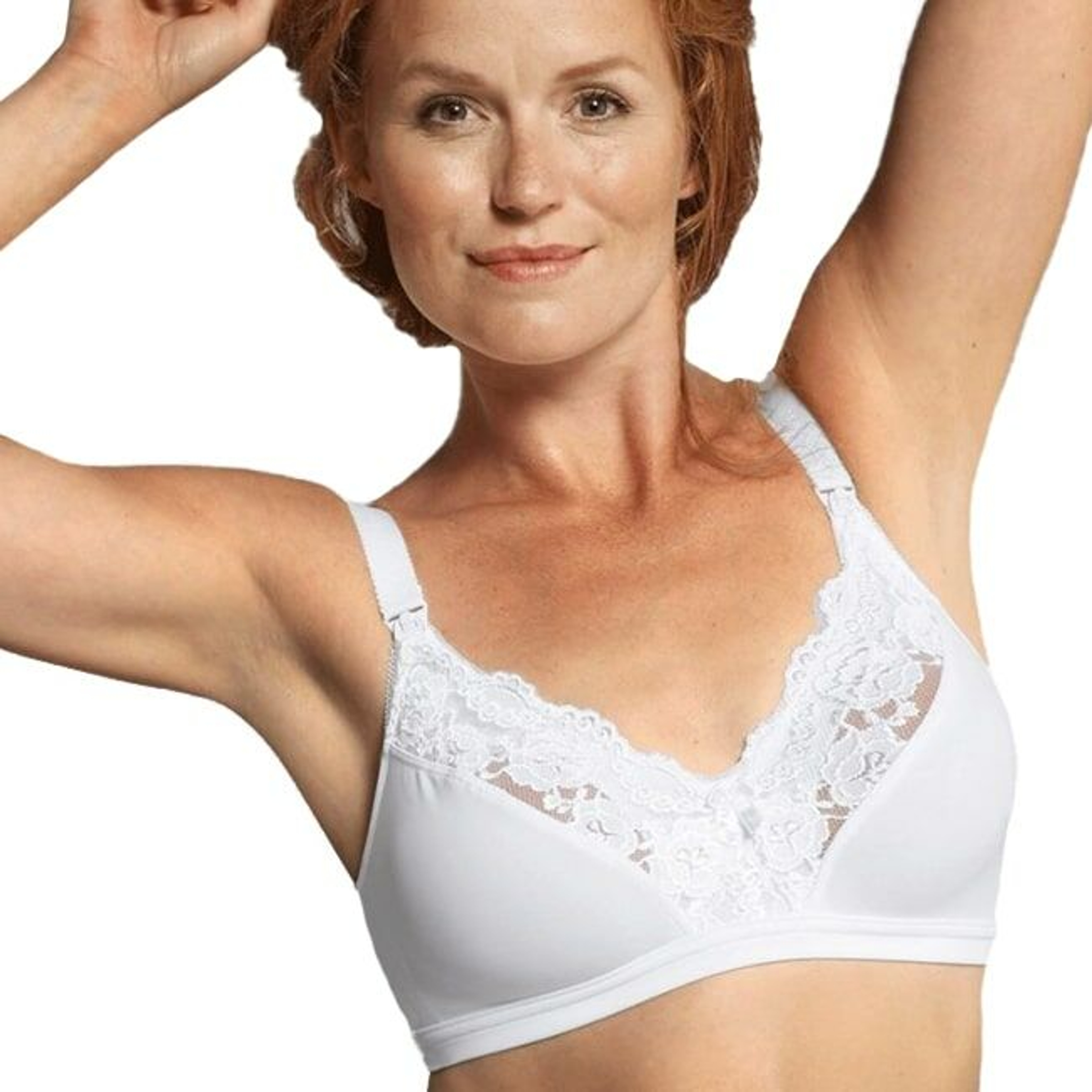 Carriwell Sutiã de Maternidade e Amamentação em Renda Branco II 2006