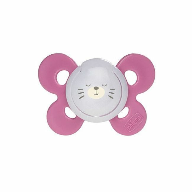 Chicco 2 Chupetas Physio Comfort Lumi Foca e Estrelas Rosa 16-36M