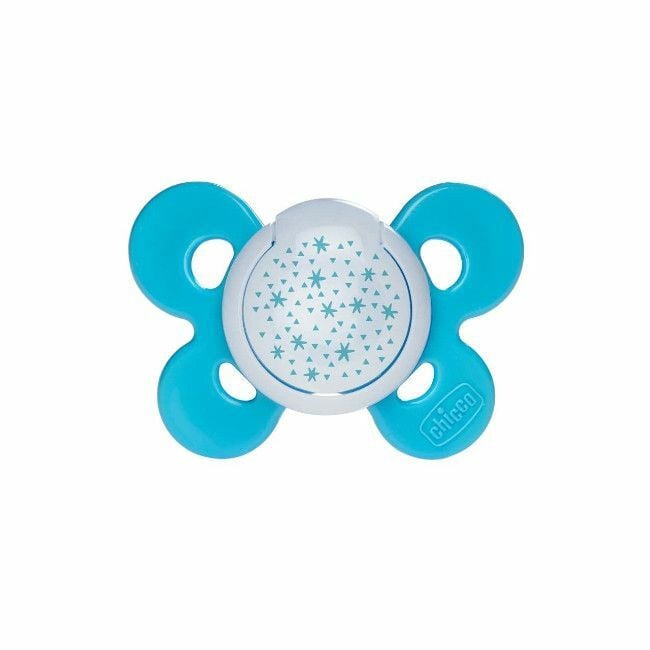 Chicco 2 Chupetas Physio Comfort Lumi Tigre e Estrelas Azul 16-36M