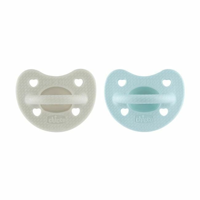 Chicco 2 PhysioForma Luxe Soothers Grey/Blue 6-16M